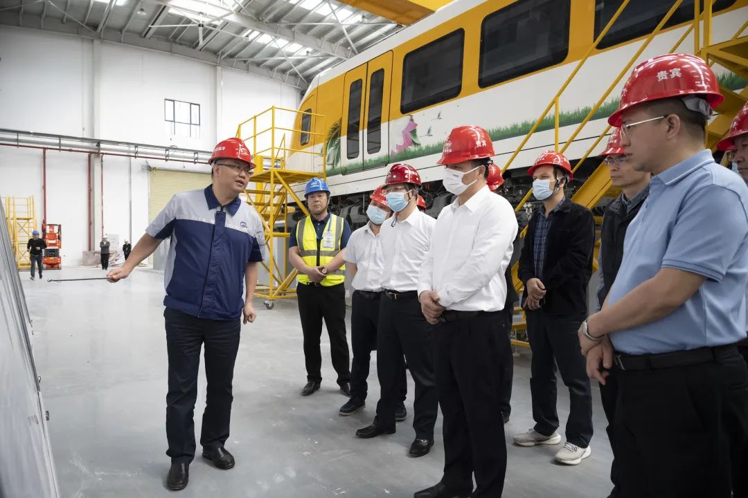 市委常委、常務副市長黃建平調(diào)研清遠磁浮項目建設